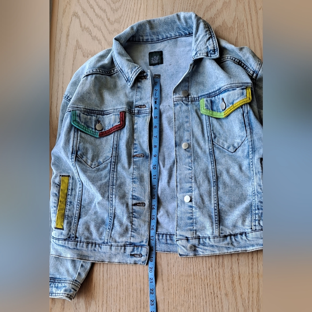 Hand Painted Jean Jacket - Picture 5 of 6